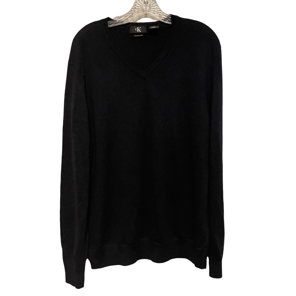 Calvin Klein Man 100% Wool Sweaters Size XL